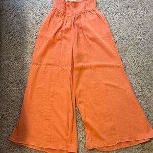 HYFVE Vibrant Orange Wide-Leg Pants
